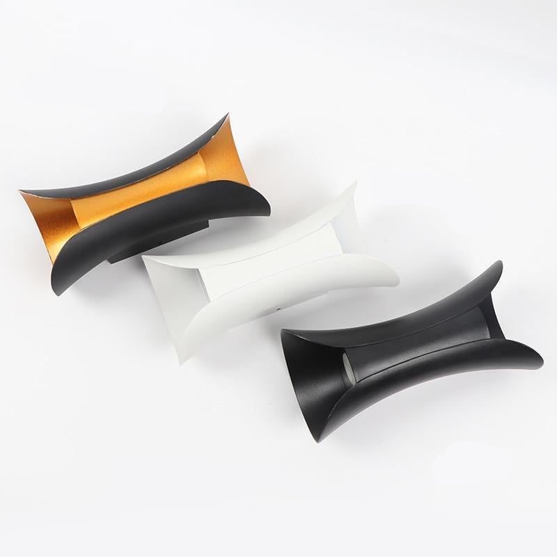 Sculpted Outdoor LED Wall Light For Up And Down Illumination