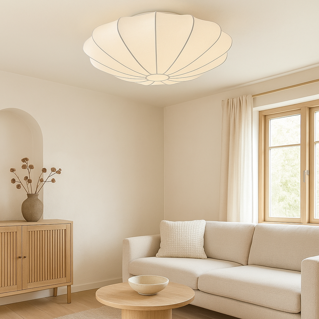 Petal Inspired Soft Glow Ceiling Light for Warm Ambient Lighting