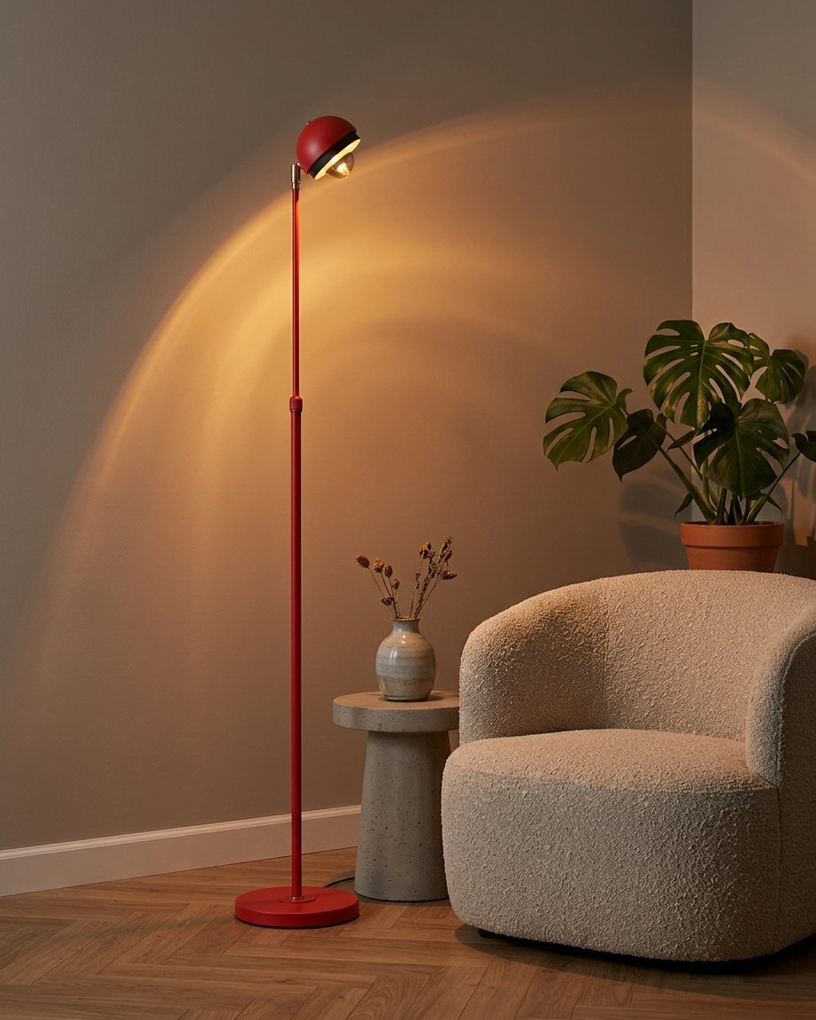 Lesa Spotlight Adjustable Floor Lamp With Directional LED Head