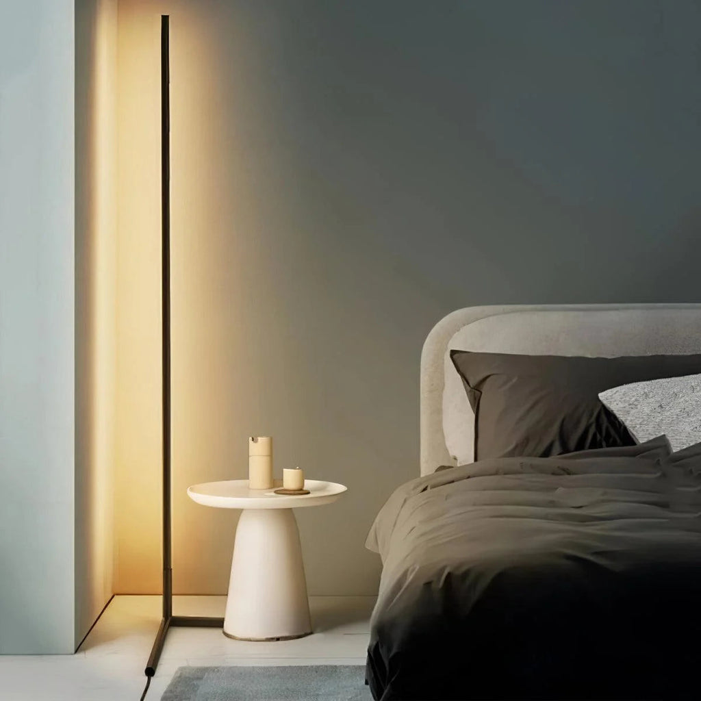 Smart LED Corner Floor Lamp for Ambient Mood Lighting