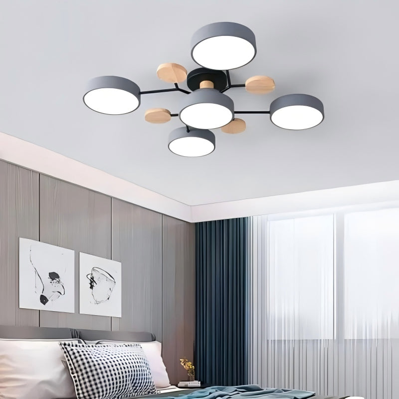 Circular Acrylic LED Ceiling Light for Bright Indoor Illumination