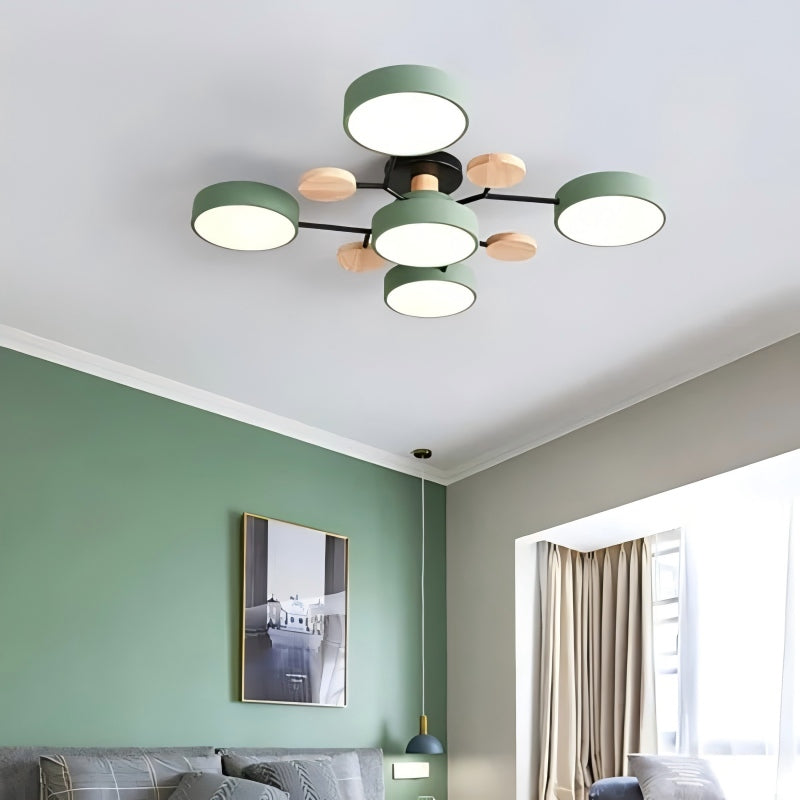 Circular Acrylic LED Ceiling Light for Bright Indoor Illumination