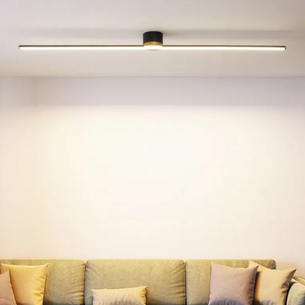 Minimalist Linear LED Ceiling Light for Bedroom and Living Room