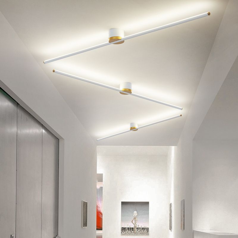 Minimalist Linear LED Ceiling Light for Bedroom and Living Room