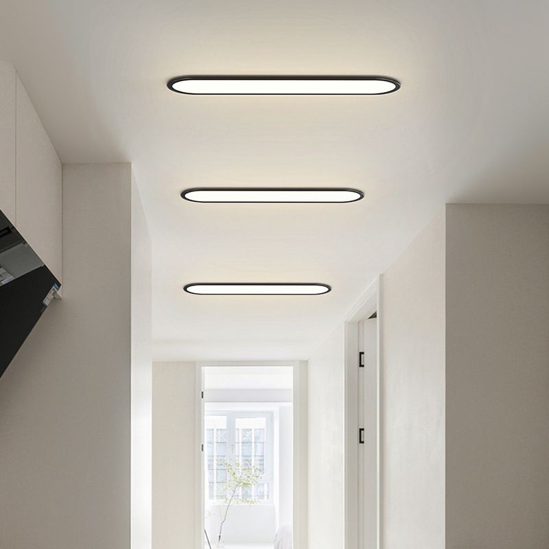 Oval LED Flush Mount Ceiling Light for Indoor Illumination