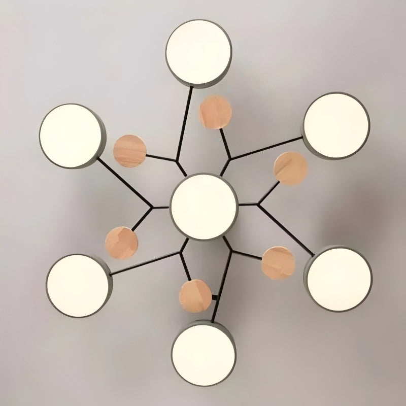 Circular Acrylic LED Ceiling Light for Bright Indoor Illumination