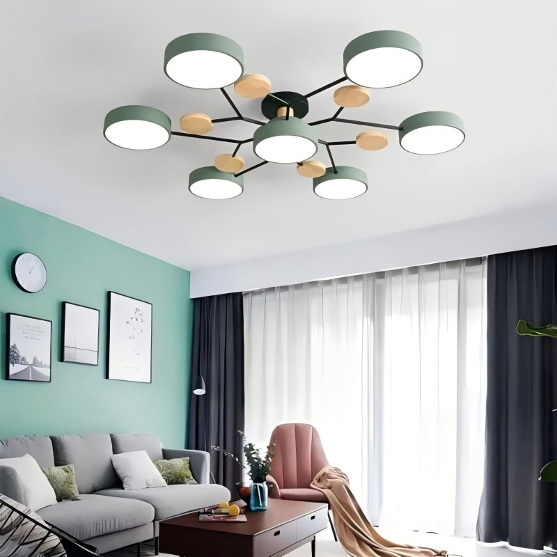 Circular Acrylic LED Ceiling Light for Bright Indoor Illumination
