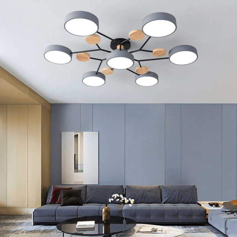 Circular Acrylic LED Ceiling Light for Bright Indoor Illumination