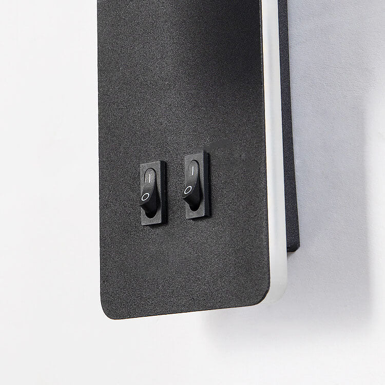 Adjustable LED Wall Sconce With Rotatable Spotlight And Ambient Light