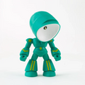 Robot Figure LED Table Lamp with Adjustable Head and Warm Light