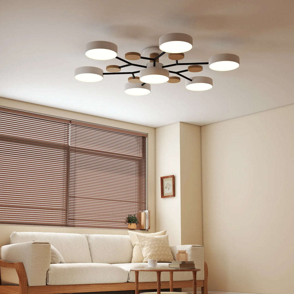 Circular Acrylic LED Ceiling Light for Bright Indoor Illumination