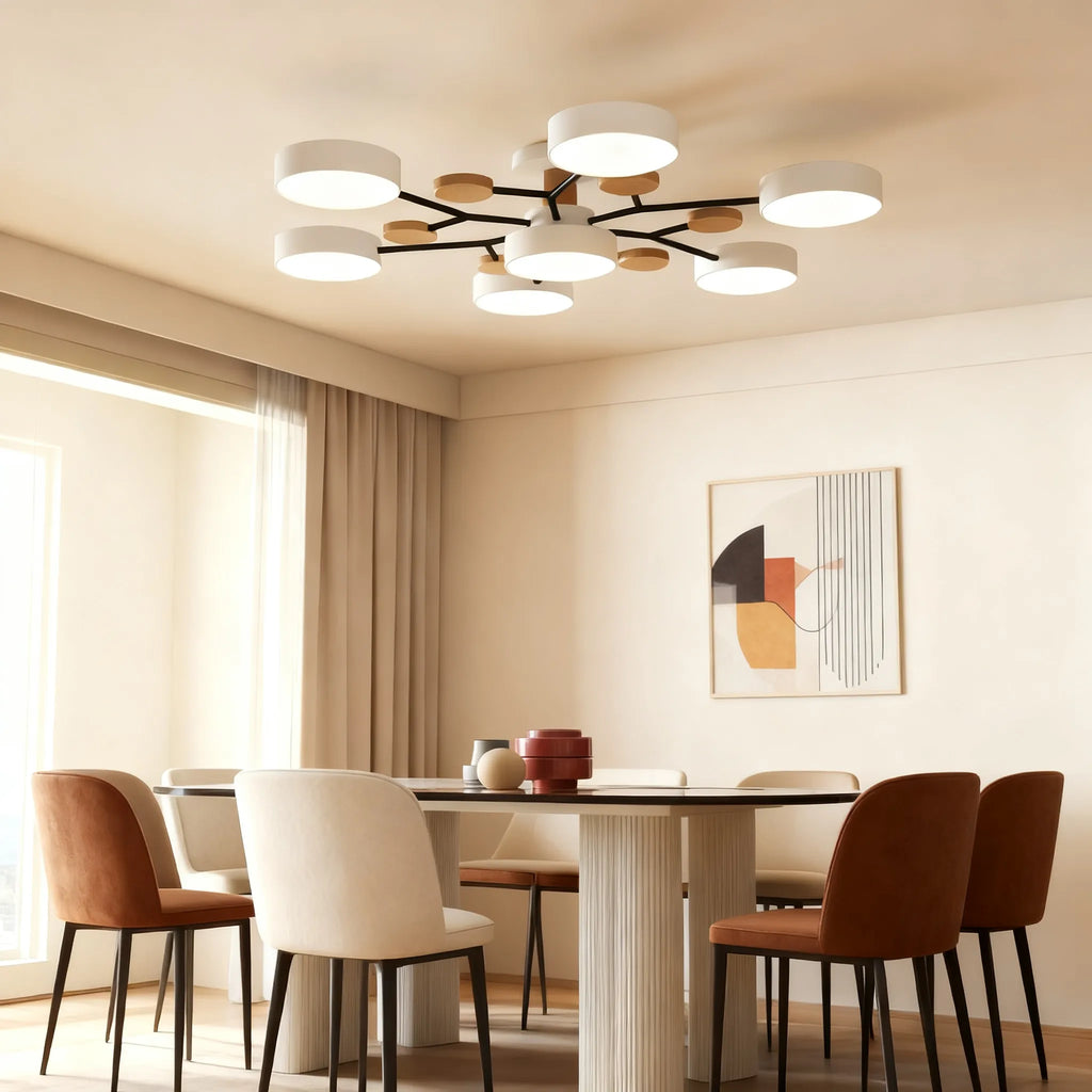 Circular Acrylic LED Ceiling Light for Bright Indoor Illumination