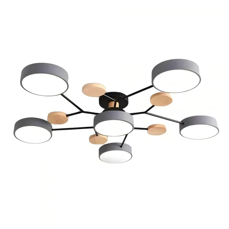 Circular Acrylic LED Ceiling Light for Bright Indoor Illumination