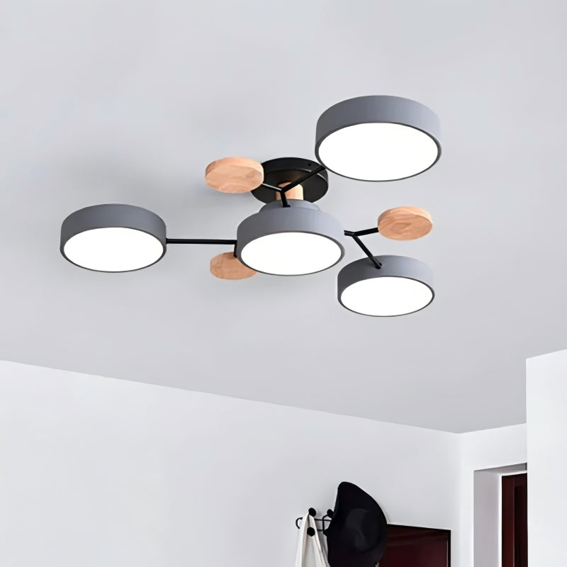 Circular Acrylic LED Ceiling Light for Bright Indoor Illumination