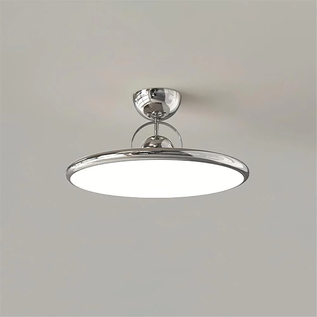 Retro Glass Flush Mount Ceiling Light for Hallway and Bedroom