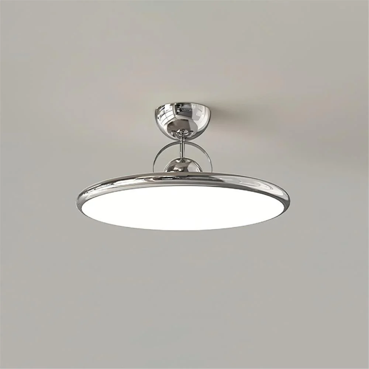 Retro Glass Flush Mount Ceiling Light for Hallway and Bedroom
