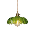 Retro Blossom Glass Ceiling Pendant Light for Ambient Illumination