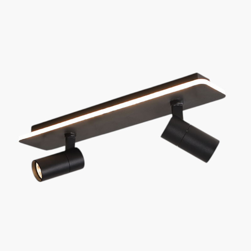 Modern Adjustable Multi-Spot Ceiling Light Linear Bar Fixture for Directional Lighting