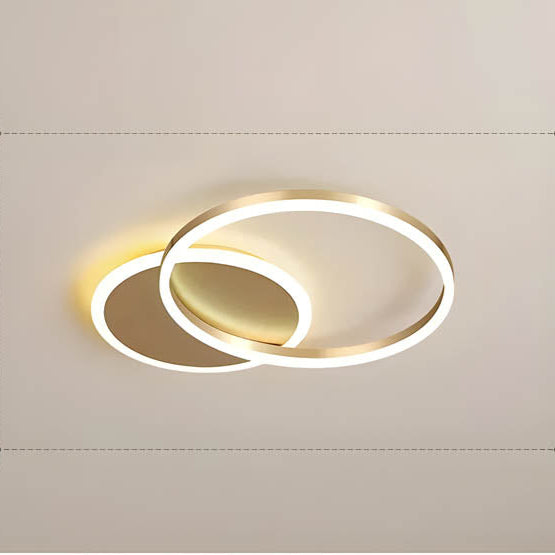 Modern Multi-Ring LED Ceiling Light for Ambient Illumination