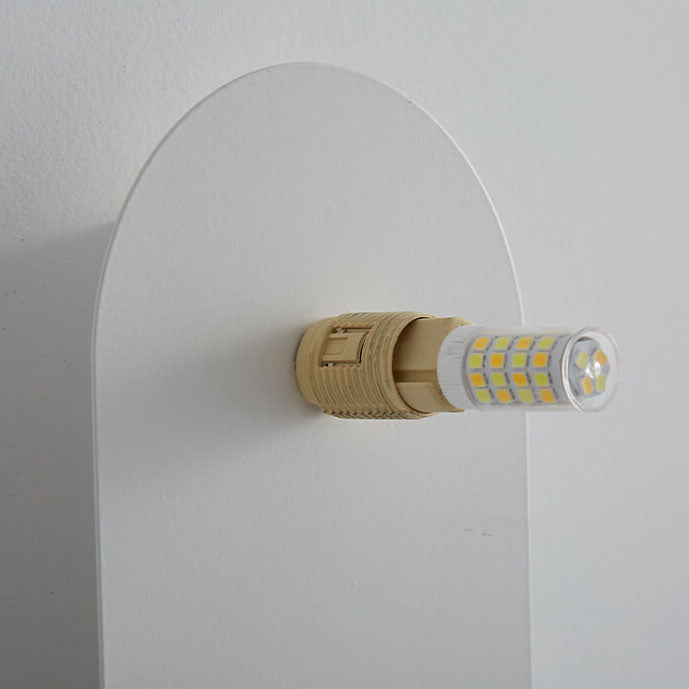 Minimalist Nordic Wall Sconce with Globe Shade for Soft Bedroom Lighting