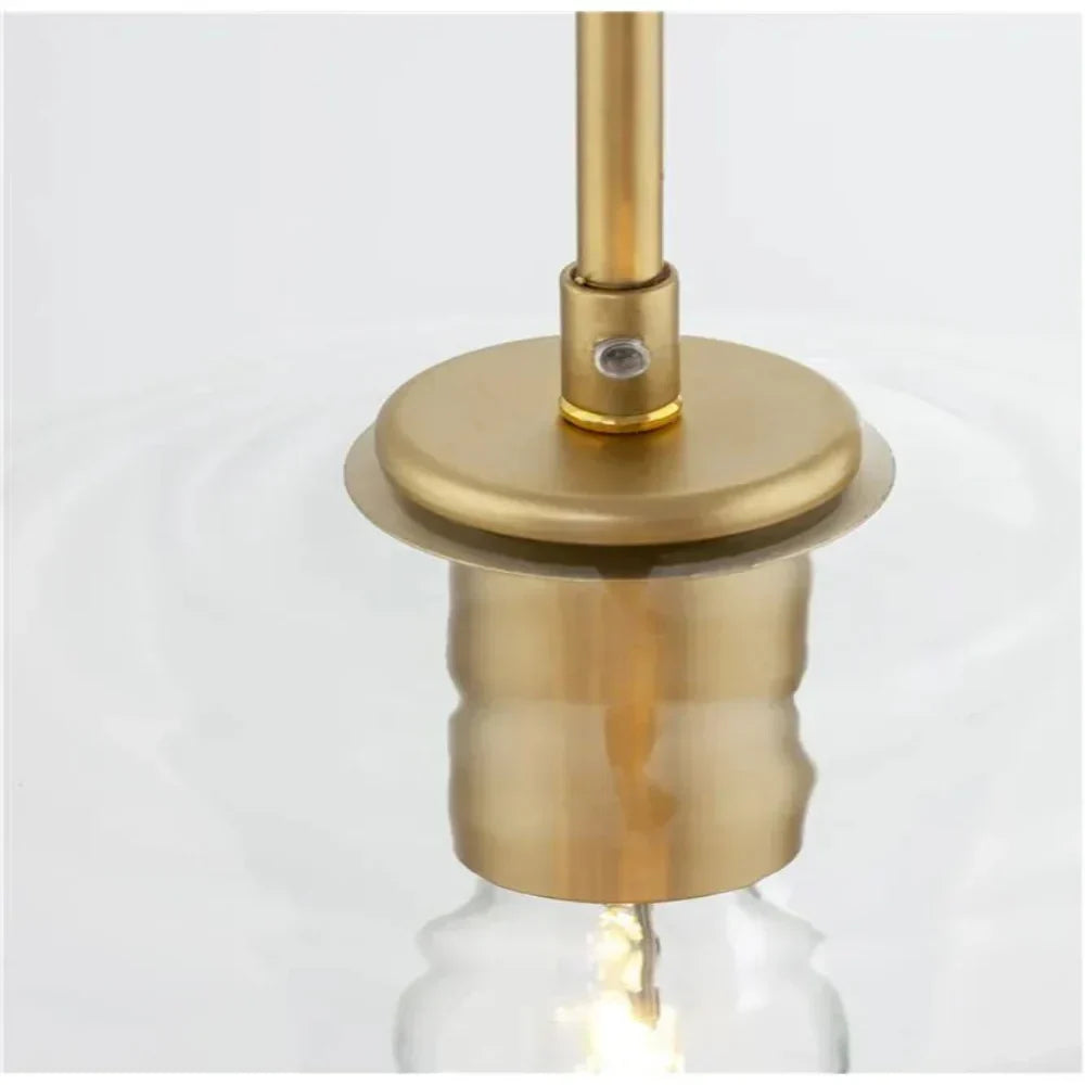 Prism Faceted Crystal Glass Pendant Light for Ambient Lighting
