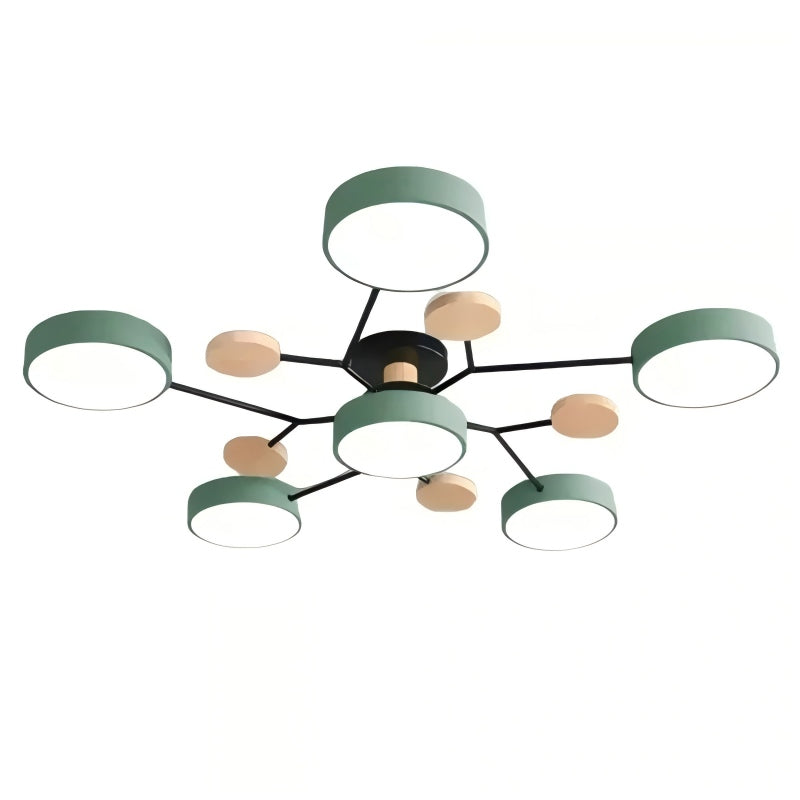 Circular Acrylic LED Ceiling Light for Bright Indoor Illumination