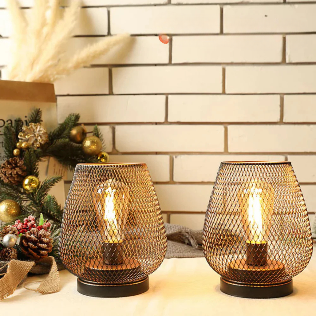 Portable Wireless LED Table Lamp for Indoor and Outdoor Warm Lighting