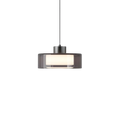 Modern Italian Smoked Glass Pendant Light for Ambient Indoor Lighting
