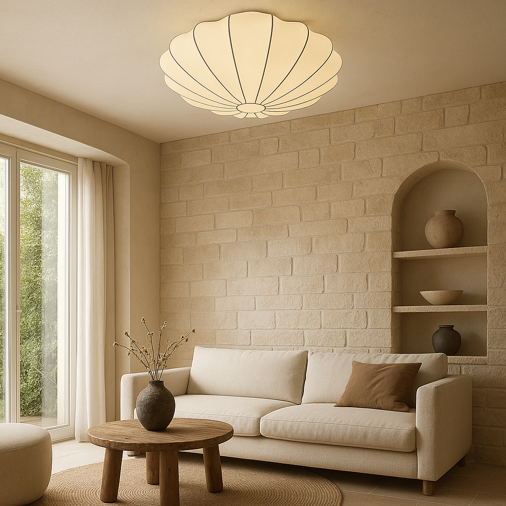 Petal Inspired Soft Glow Ceiling Light for Warm Ambient Lighting