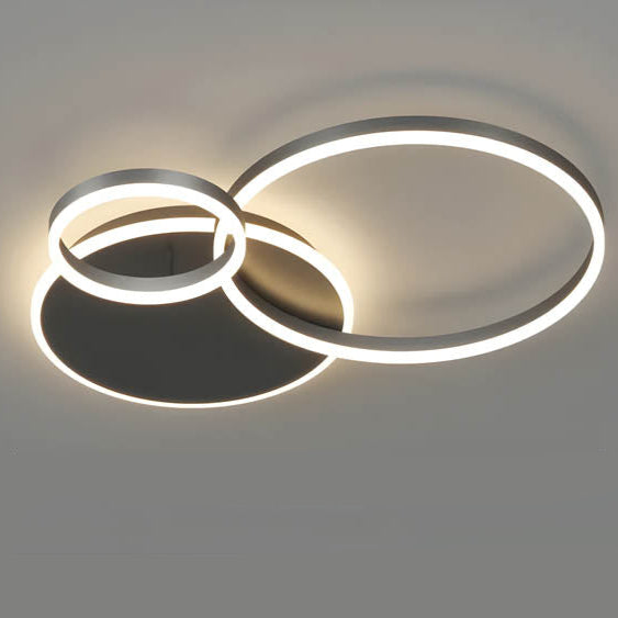 Modern Multi-Ring LED Ceiling Light for Ambient Illumination