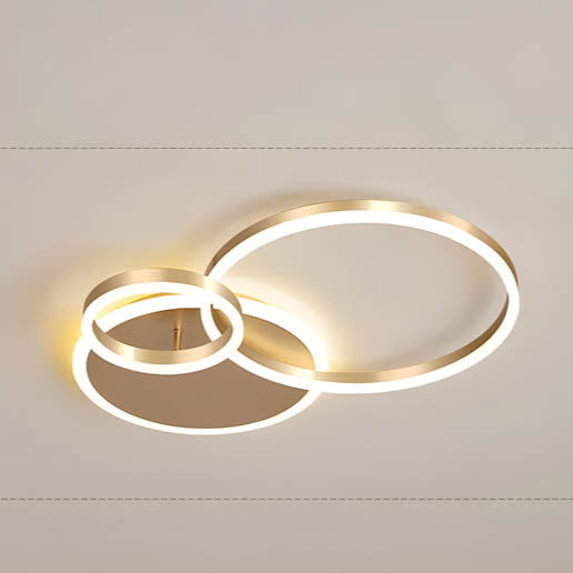 Modern Multi-Ring LED Ceiling Light for Ambient Illumination