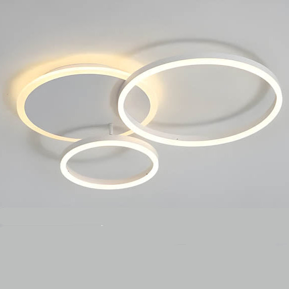 Modern Multi-Ring LED Ceiling Light for Ambient Illumination
