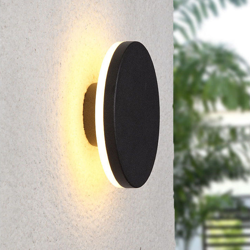 Dimmable LED Globe Wall Sconce, Modern Metal Bedroom Lighting Fixture