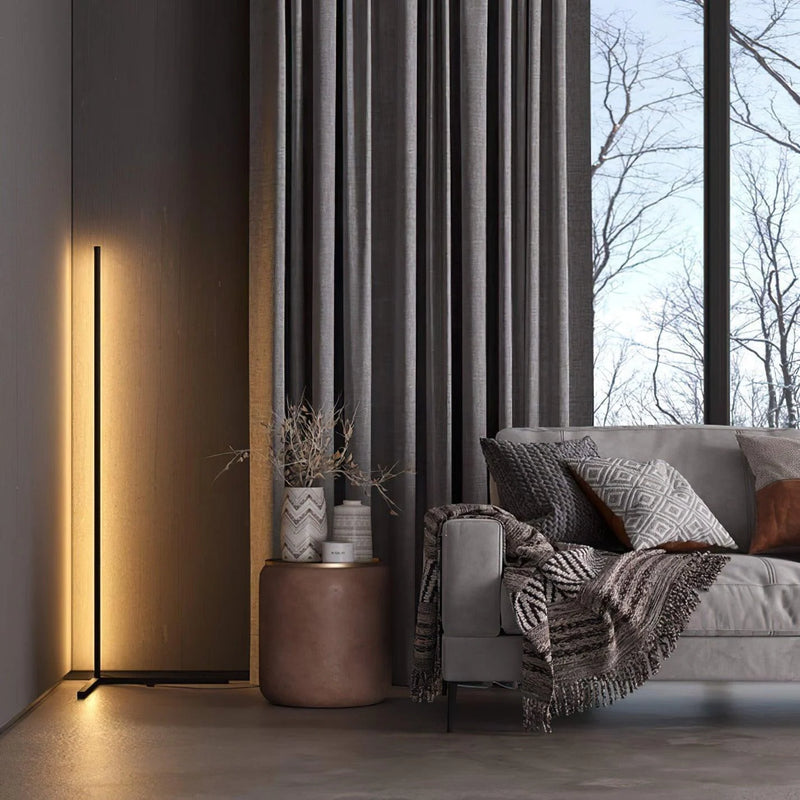 Smart LED Corner Floor Lamp for Ambient Mood Lighting