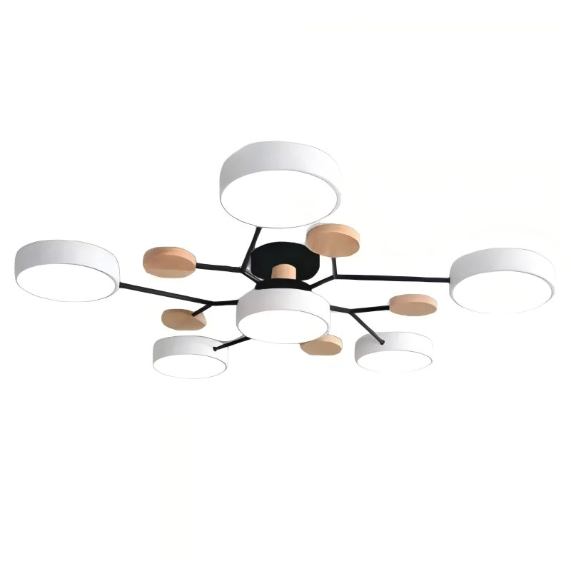 Circular Acrylic LED Ceiling Light for Bright Indoor Illumination