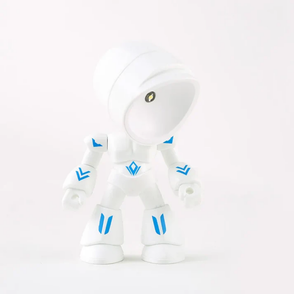 Robot Figure LED Table Lamp with Adjustable Head and Warm Light