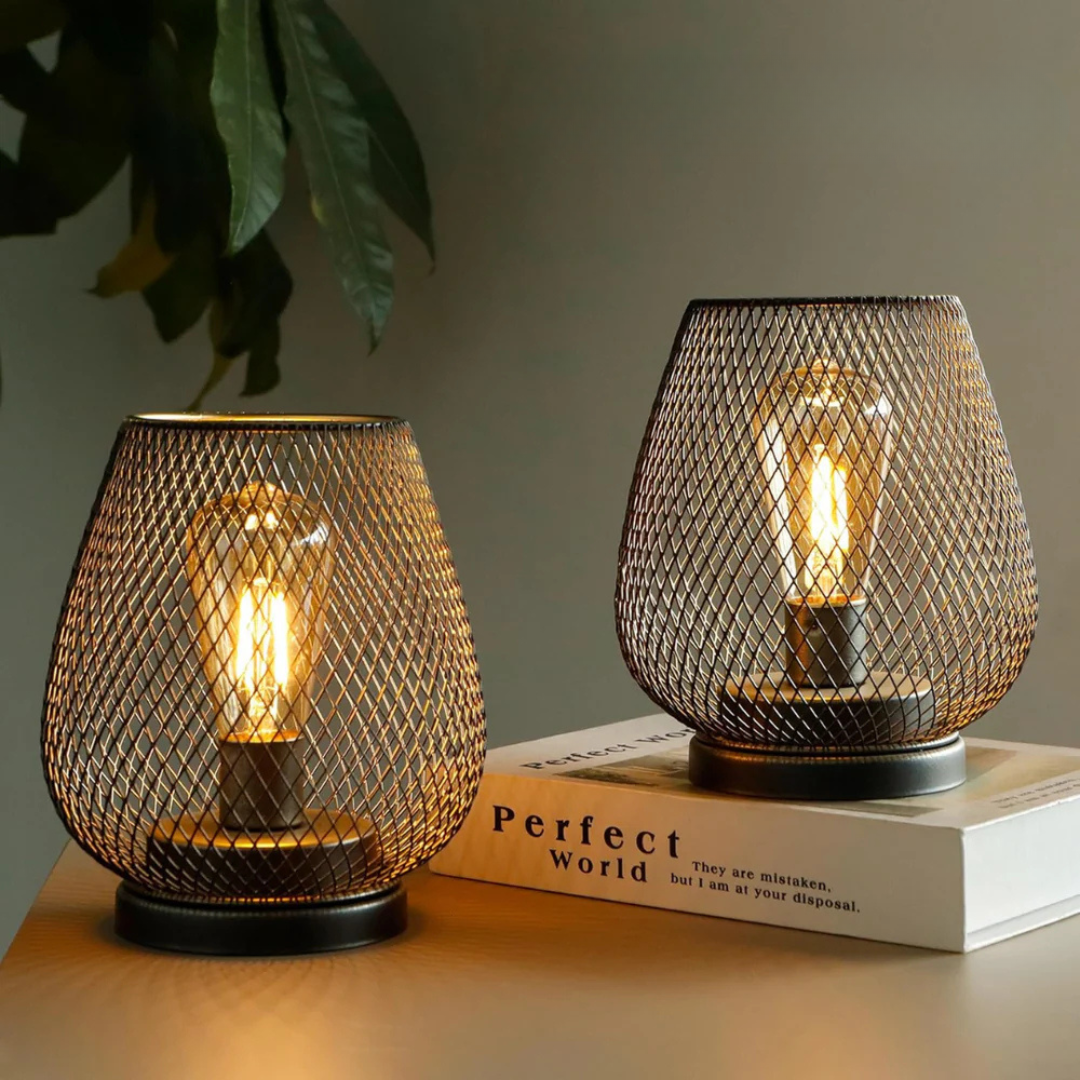 Portable Wireless LED Table Lamp for Indoor and Outdoor Warm Lighting