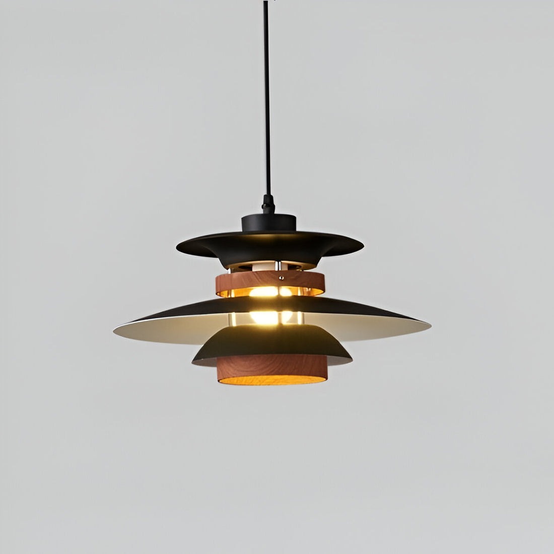 Scandinavian Four Tier Pendant Light With Adjustable Suspension