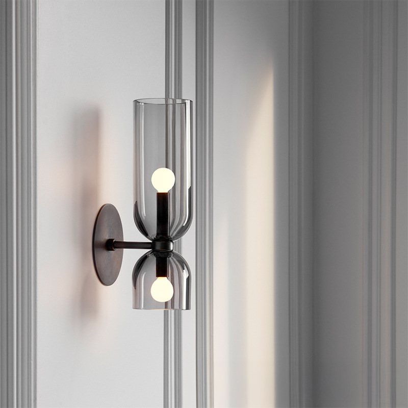 Artistic Glass Wall Lamp for Modern Ambient Lighting