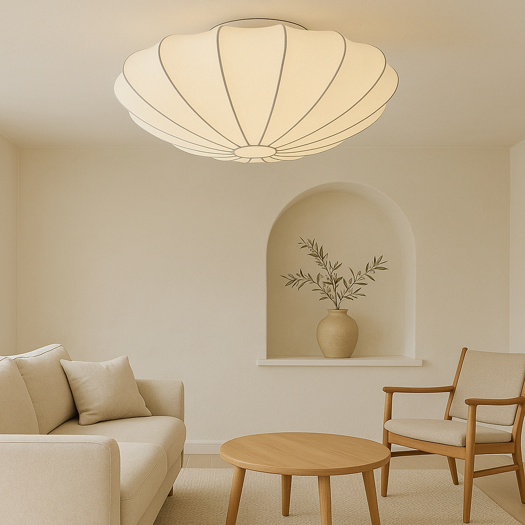 Petal Inspired Soft Glow Ceiling Light for Warm Ambient Lighting