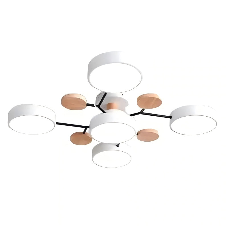 Circular Acrylic LED Ceiling Light for Bright Indoor Illumination