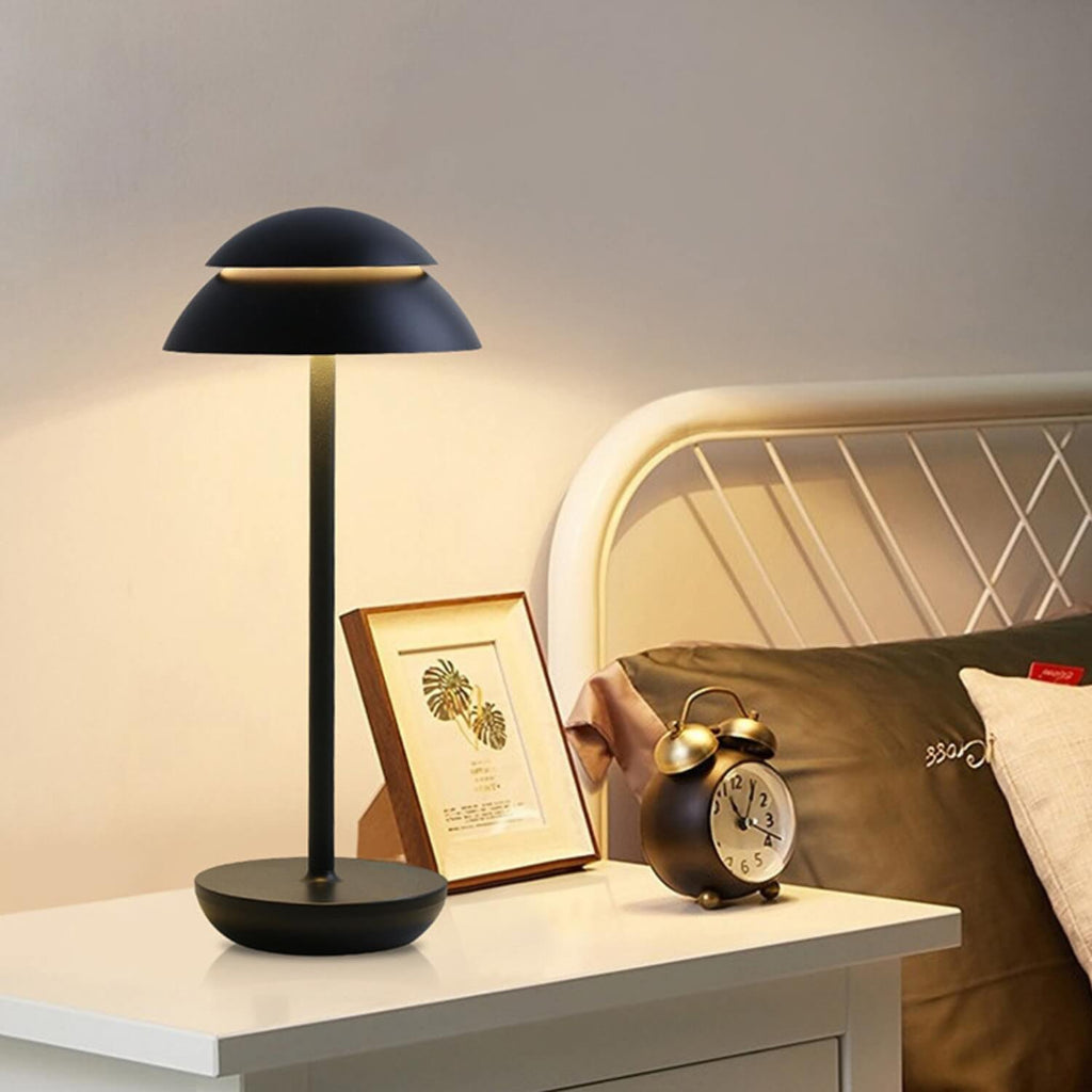 Minimalist Mushroom Shaped Table Lamp for Soft Ambient Lighting
