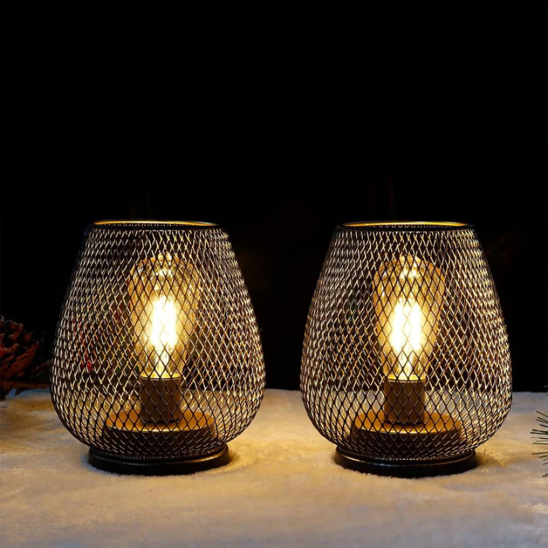 Portable Wireless LED Table Lamp for Indoor and Outdoor Warm Lighting