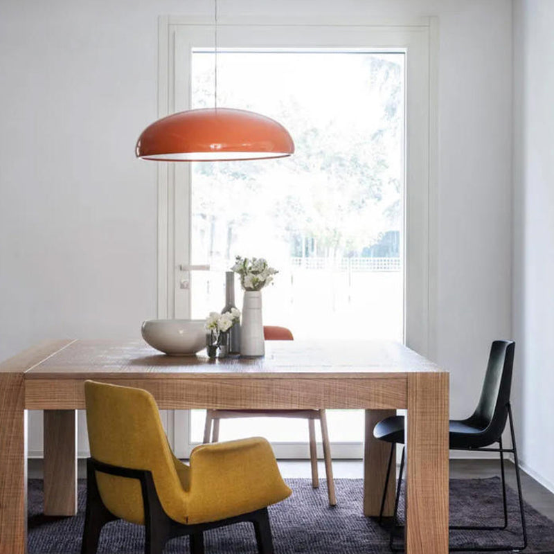 Nordic Style Curved Pendant Light for Balanced Interior Lighting