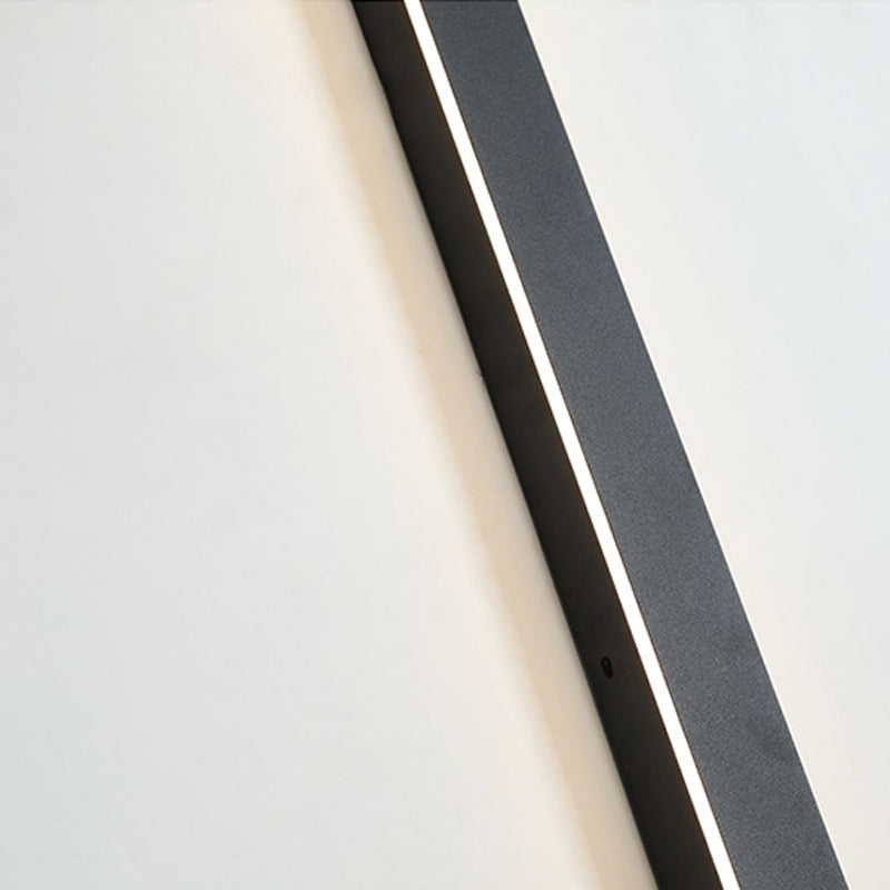 Architectural Vertical LED Wall Light Black Indoor Outdoor Lighting