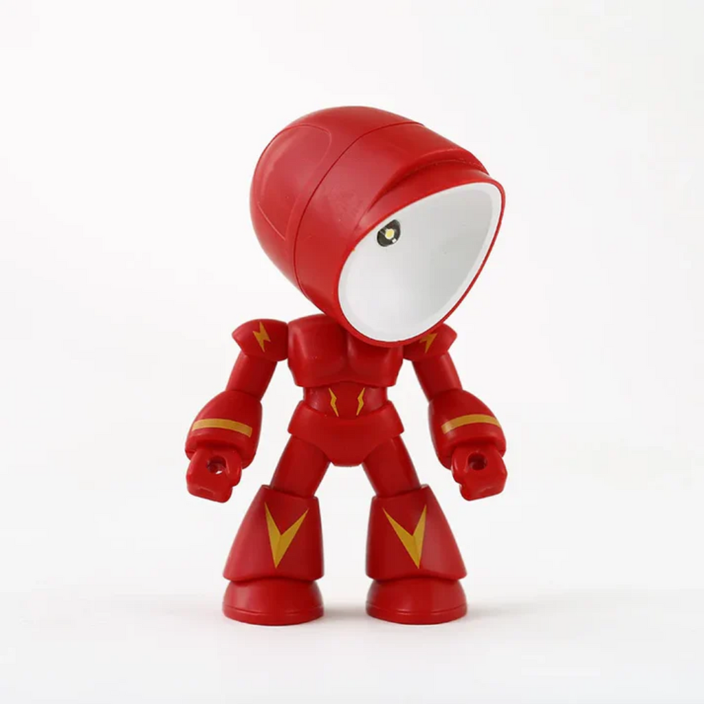 Robot Figure LED Table Lamp with Adjustable Head and Warm Light