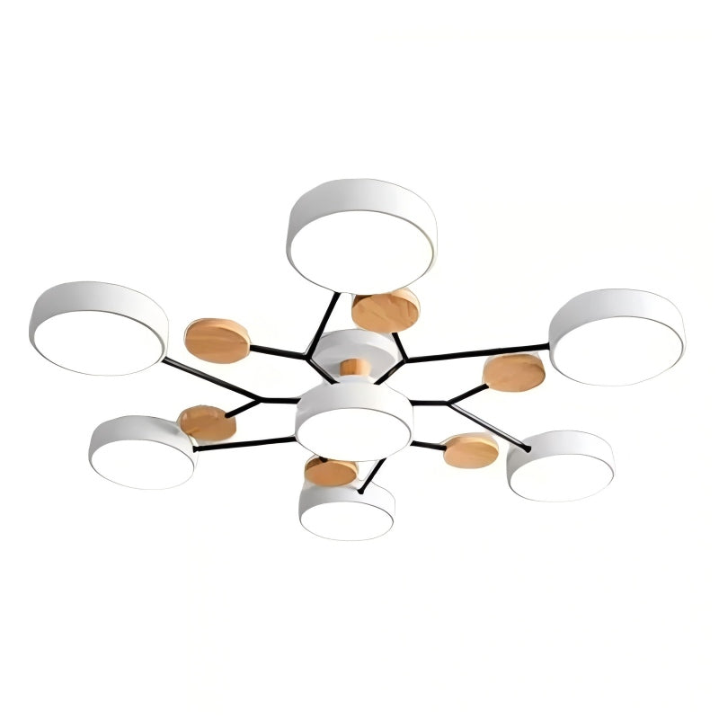 Circular Acrylic LED Ceiling Light for Bright Indoor Illumination