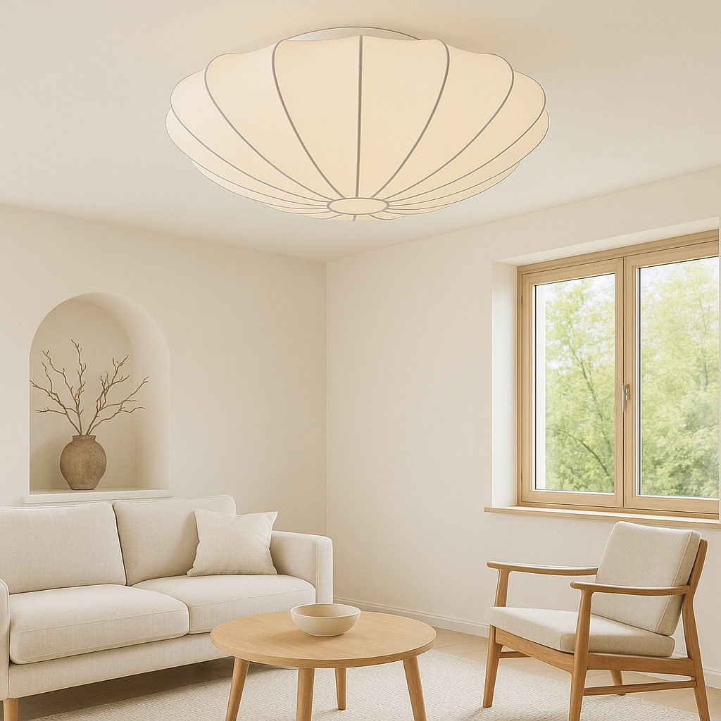 Petal Inspired Soft Glow Ceiling Light for Warm Ambient Lighting