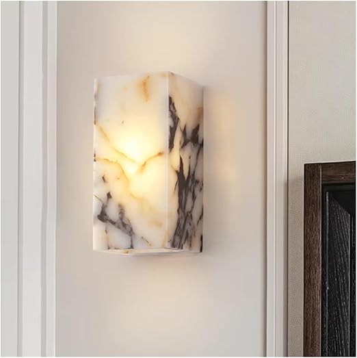 Marble Cube Wall Light for Hallway Bedroom and Living Room Lighting