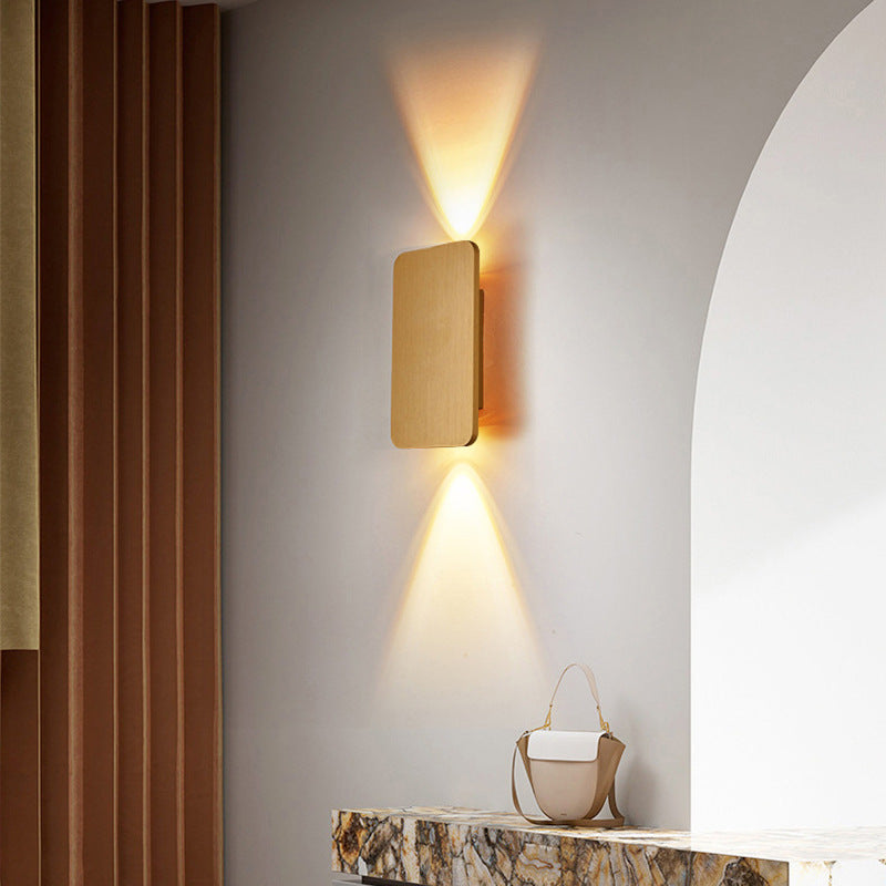 Modern Up And Down Indoor Wall Sconce Light For Bidirectional Lighting